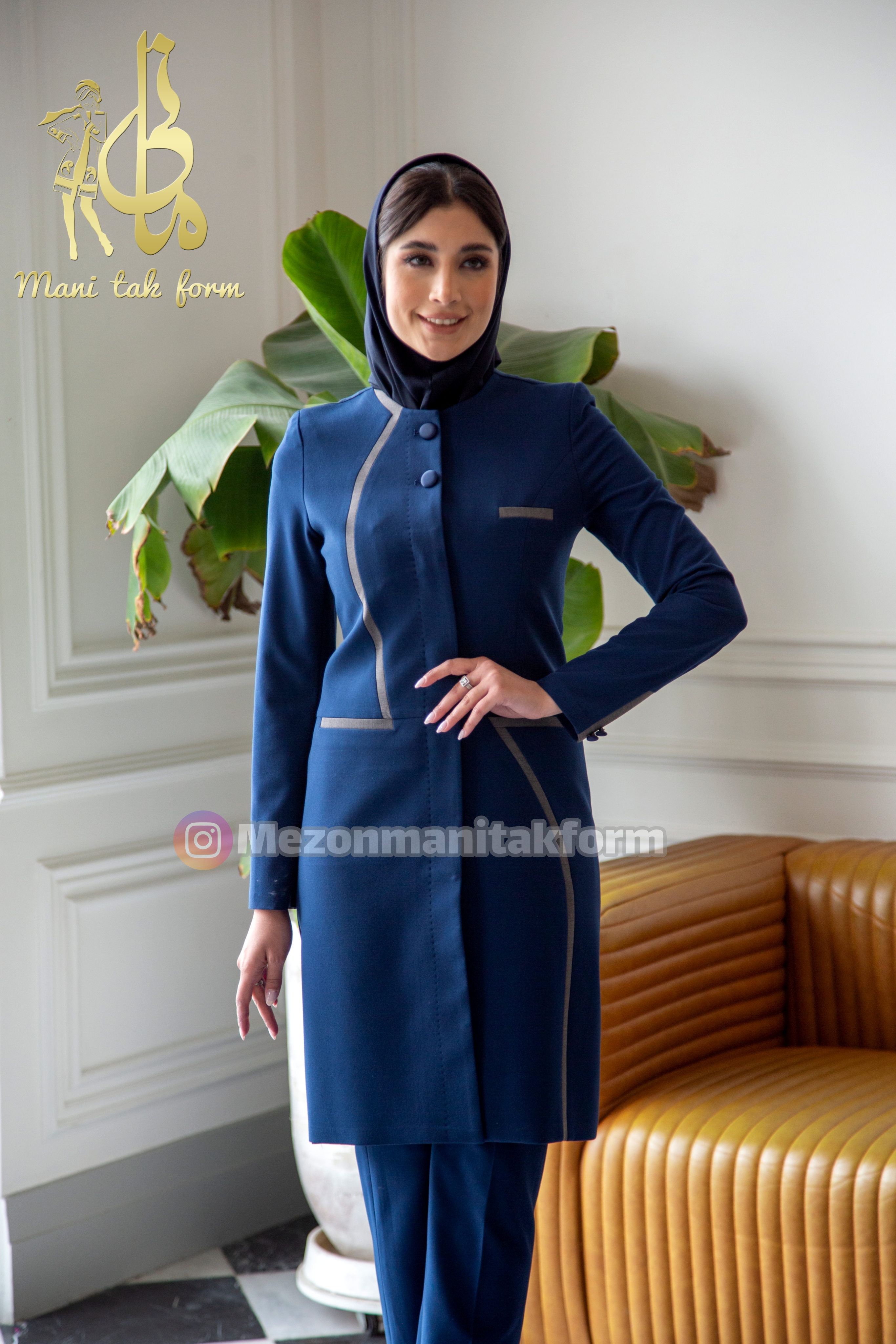    مانتو شلوار اداری مدل تارا کد 2061 پارچه نخی بزیاق ترک. رنگبندی : مشکی و سورمه ای. آبی. نوک مدادی رنگ دلخواه سایزبندی 36 - 46  قد مانتو : 98 در تمام سایزها در صورت سفارش عمده و تیراژ آماده میشود 